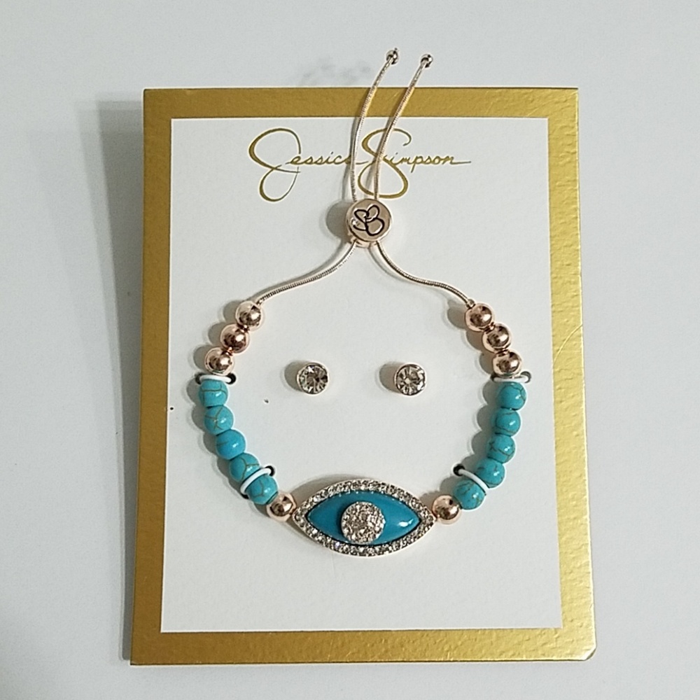 Jessica Simpson Bracelet and Earrings